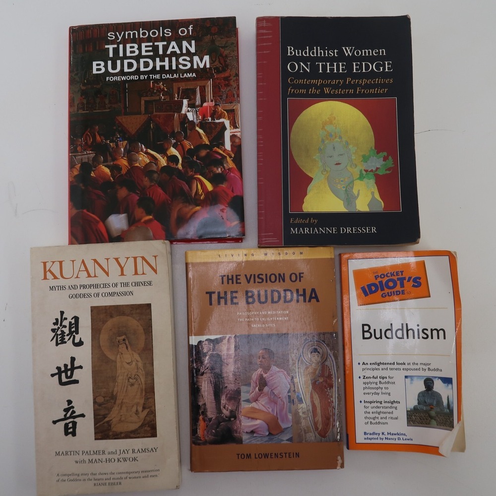 Buddha Buddhism Book Lot Theβ Vision of The Buddha Tibetan On the Edge Kuanyin